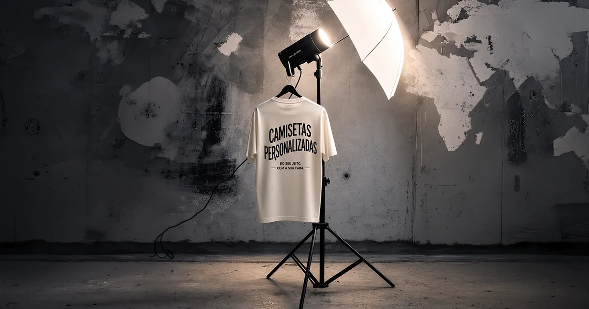 Comprar camisetas personalizadas com estampa DTF na malha Menegotti