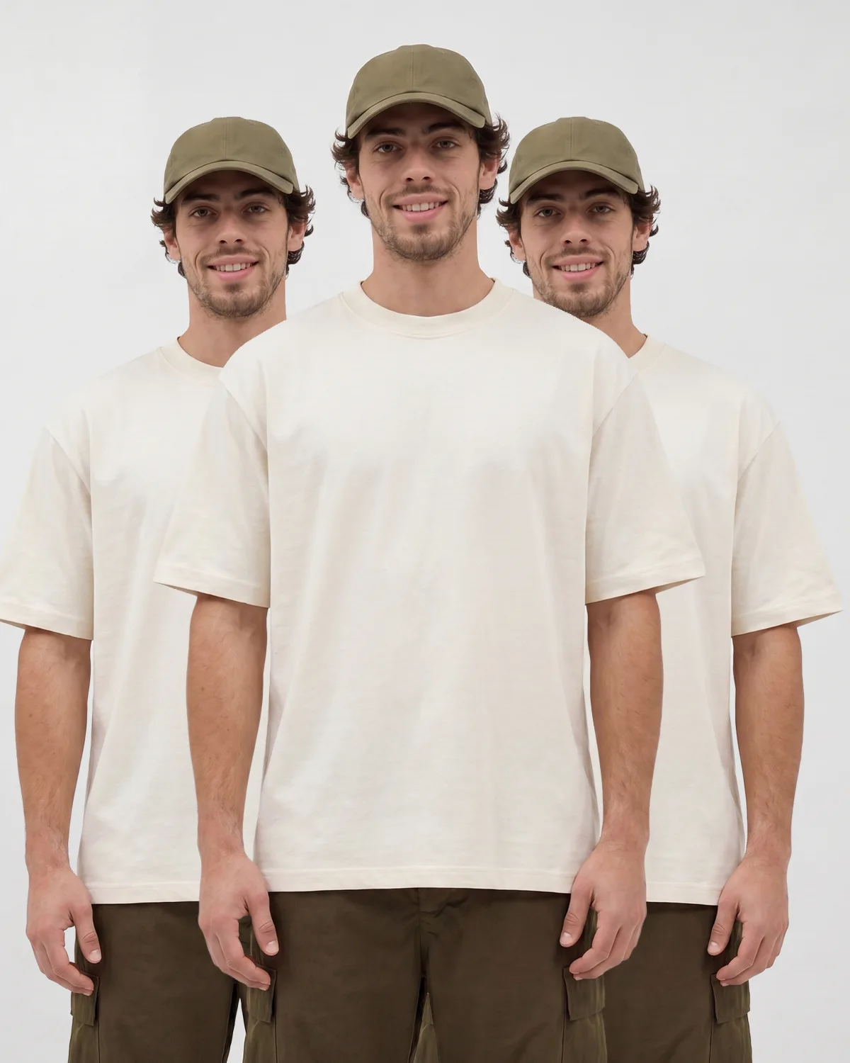 Kit 3 Camisetas Oversized Off-white