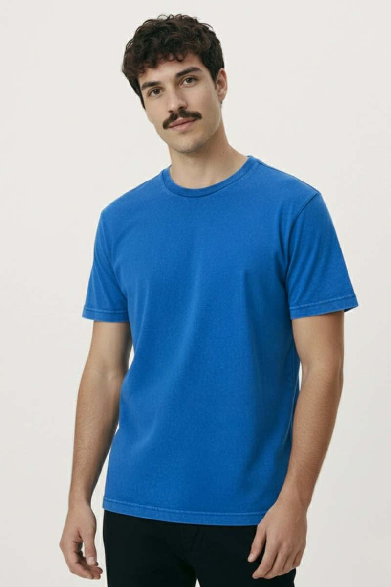 Camiseta Estonada Azul Royal