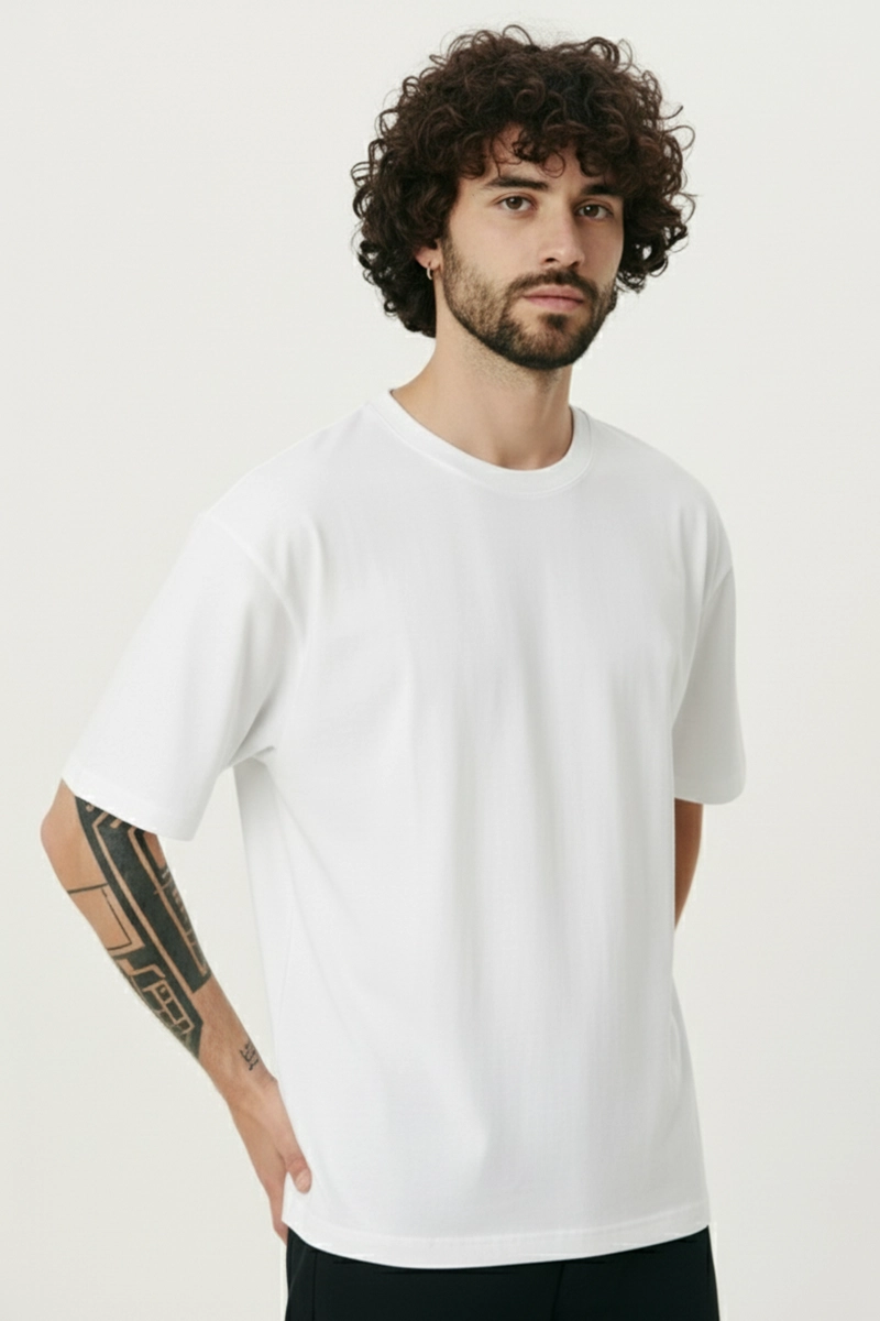 Camiseta Oversized Branca