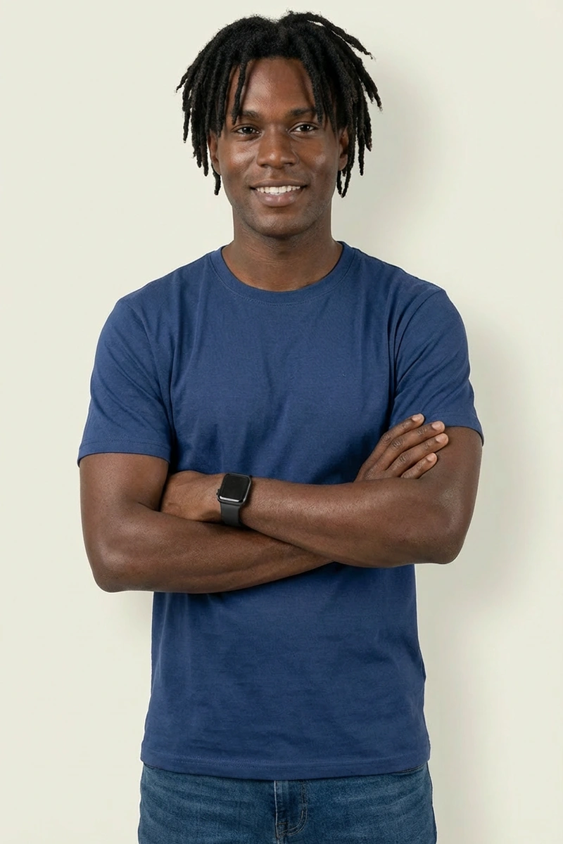 Camiseta Premium Azul Marinho