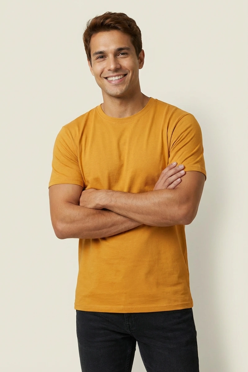 Camiseta Premium Mostarda