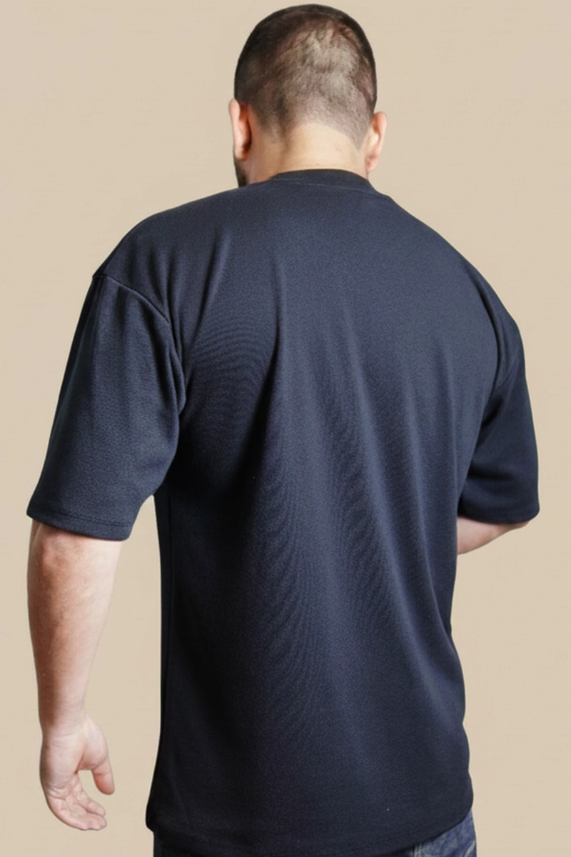 Camiseta Oversized Comfort Preta - Imagem 2