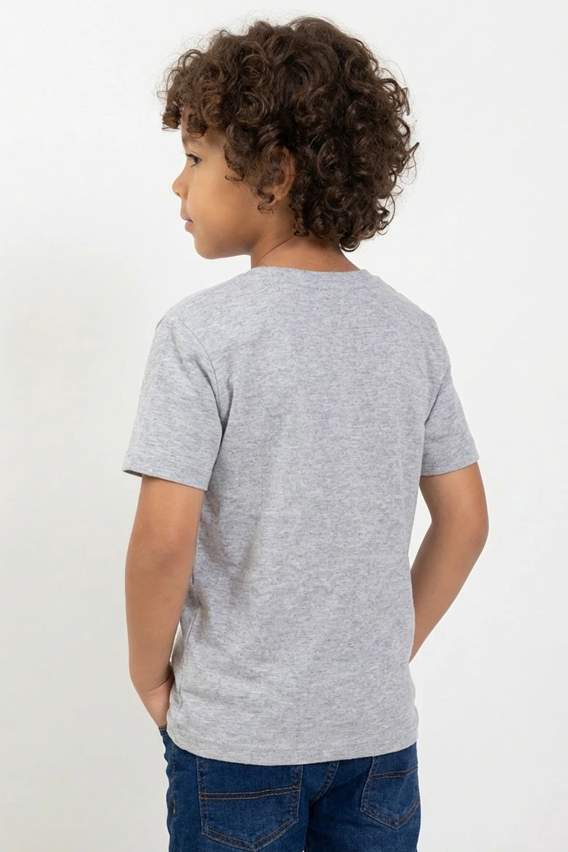 Camiseta Infantil Cinza Mesca
