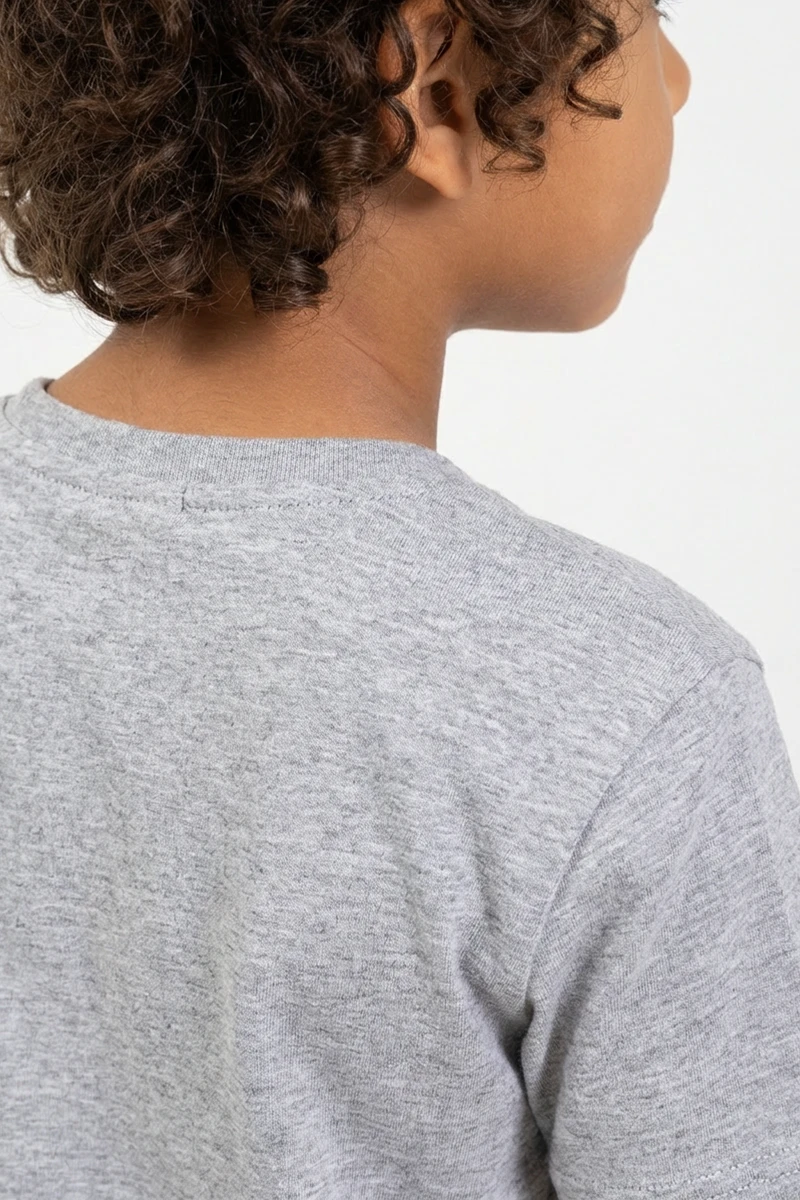 Camiseta Infantil Cinza Mesca