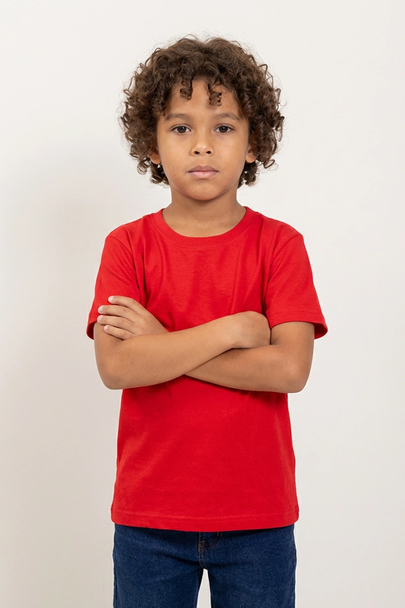 Camiseta Infantil Vermelha