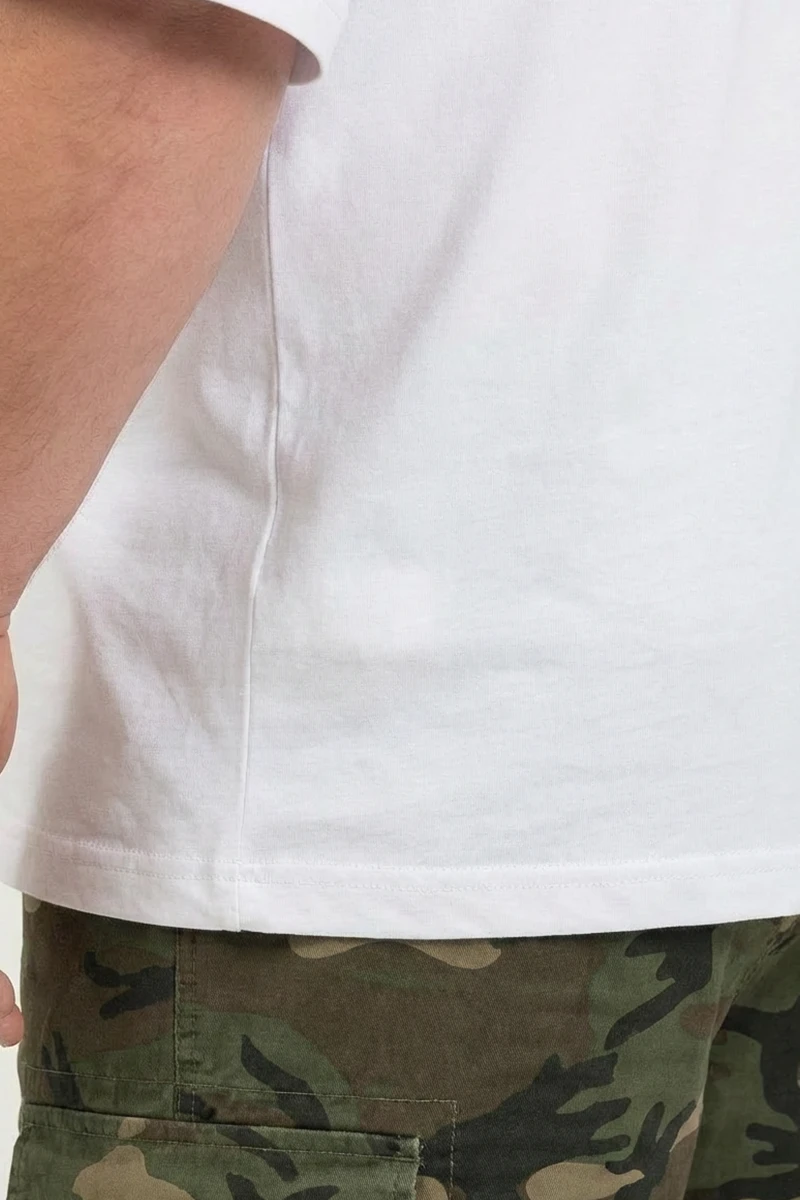 Camiseta Plus Size Branca