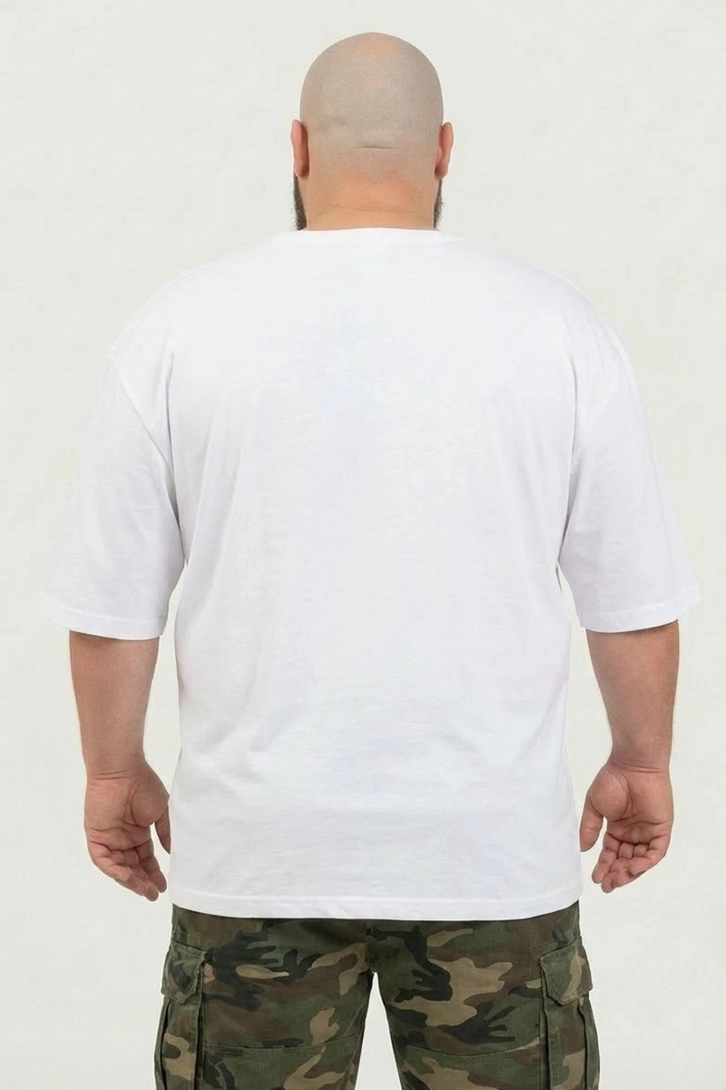 Camiseta Plus Size Branca