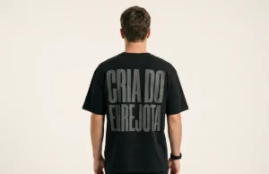blusa personalizada com frase estampada em DTF