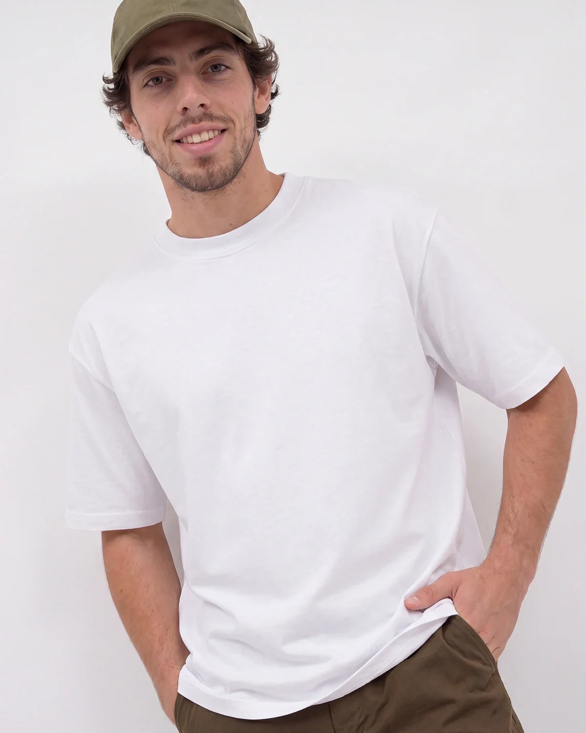 Camiseta Oversized 100% Algodão Menegotti 180g Branca