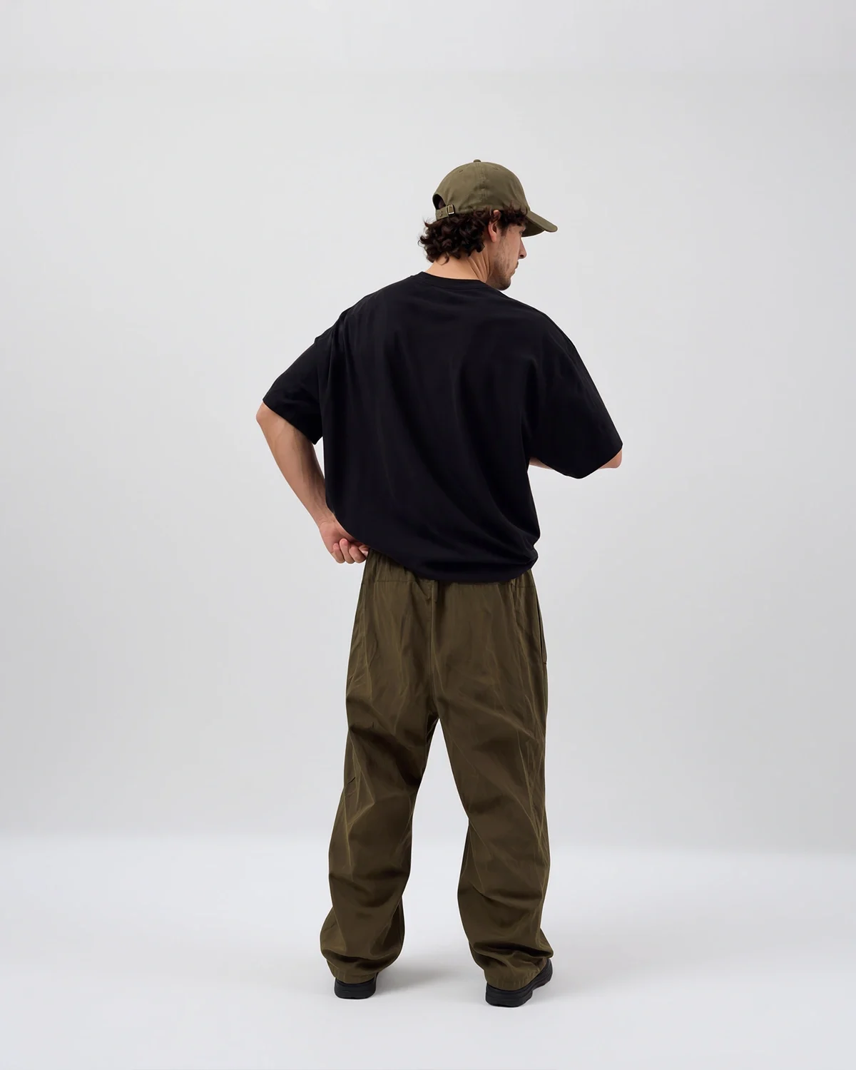 Camiseta Oversized 100% Algodão Menegotti 180g Preta